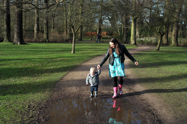 A muddy walk in Bushy Park