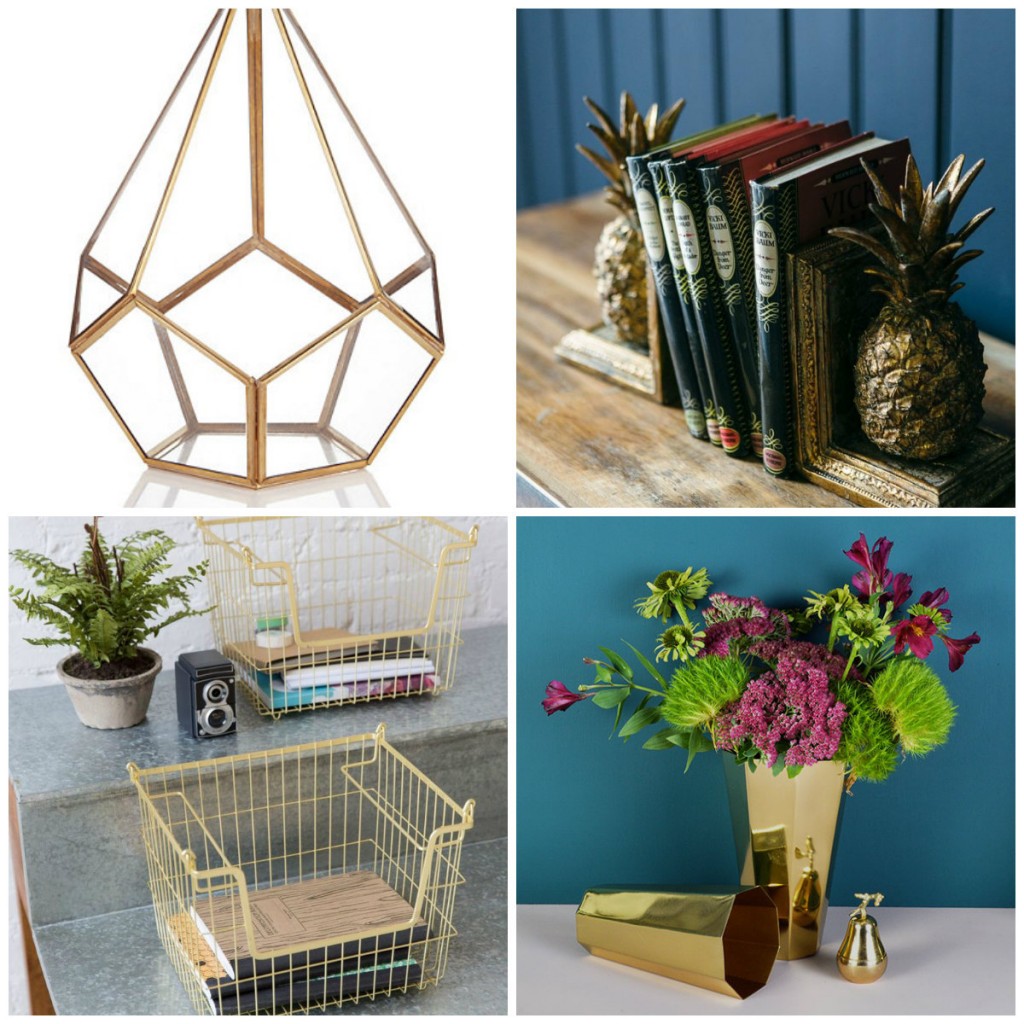 Gold Home Accessories - M&S, Rose & Grey, MiaFleur