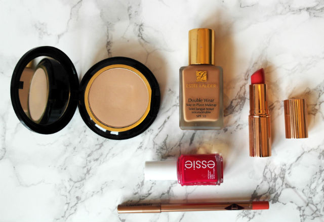 Estee Lauder Double Wear, Charlotte Tilbury Coachella Coral,