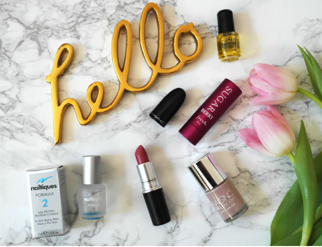Fresh sugar, MAC Mehr, Nailtiques, Nails Inc Rose Lane