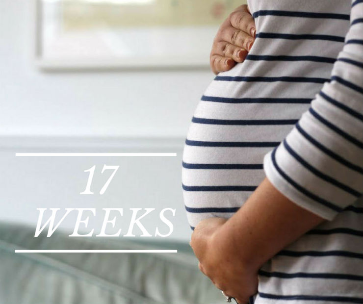 17 weeks pregnant bump shot