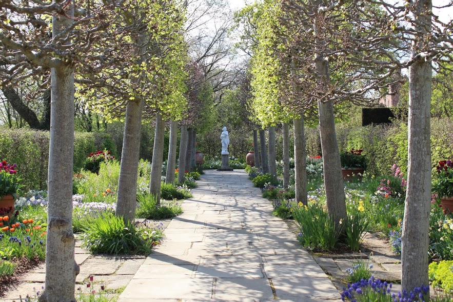 The Lime Walk at Sissinghurst Castle Garden in April 2017