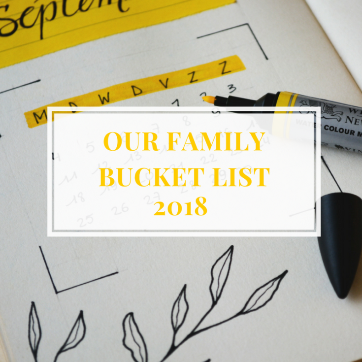 Our Family Bucket List 2018