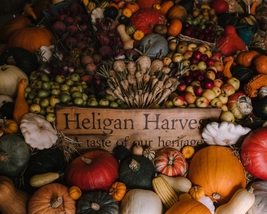 Harvest festival at the Lost Gardens of Heligan in Cornwall